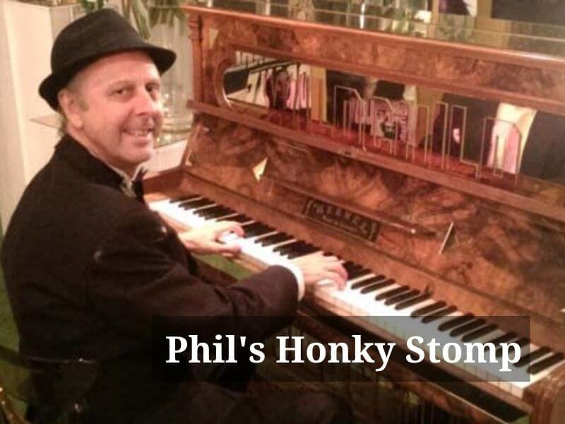 Phil the Honky Stomp pianist